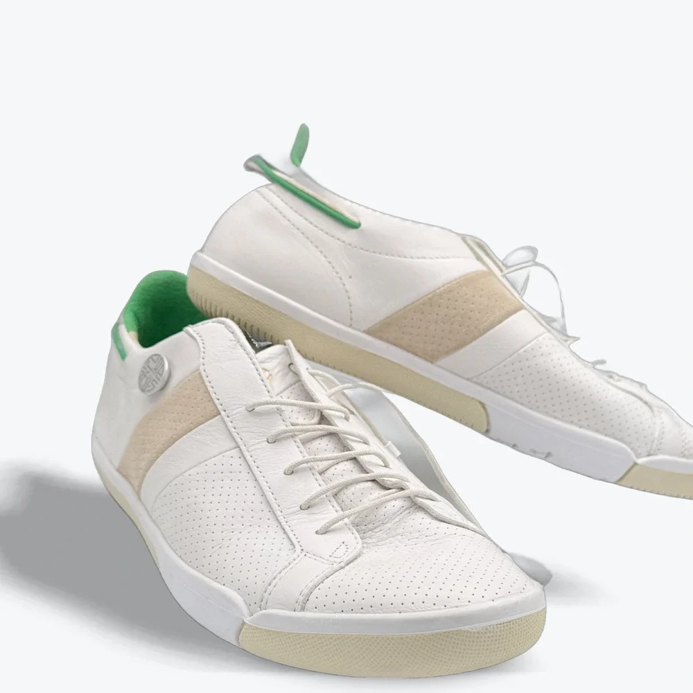 Plae Mulberry First Edition White Leather 552010-100 White‎ Mens 9.5   Casual